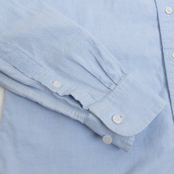 Coach Blue Button Front Oxford Shirt Cotton Business Size 0 / XS - Picture 7 of 13